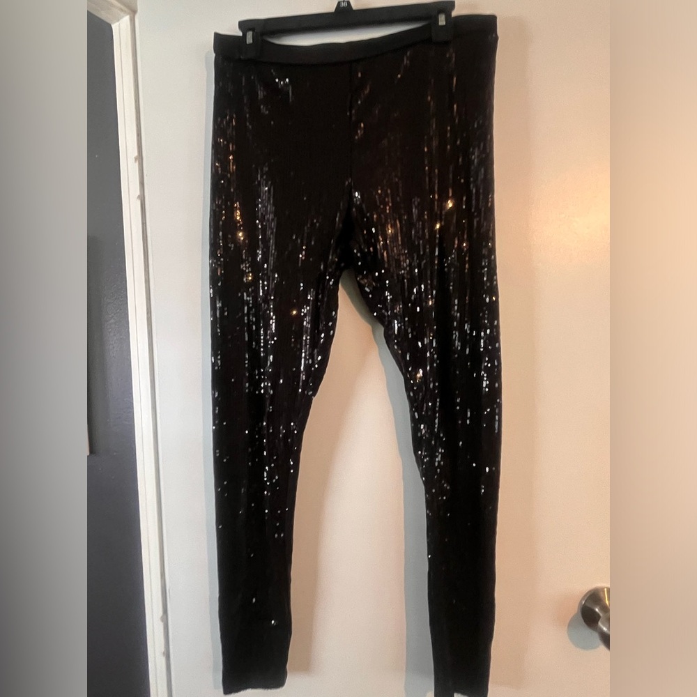 Nordstrom Black Sequin Pants